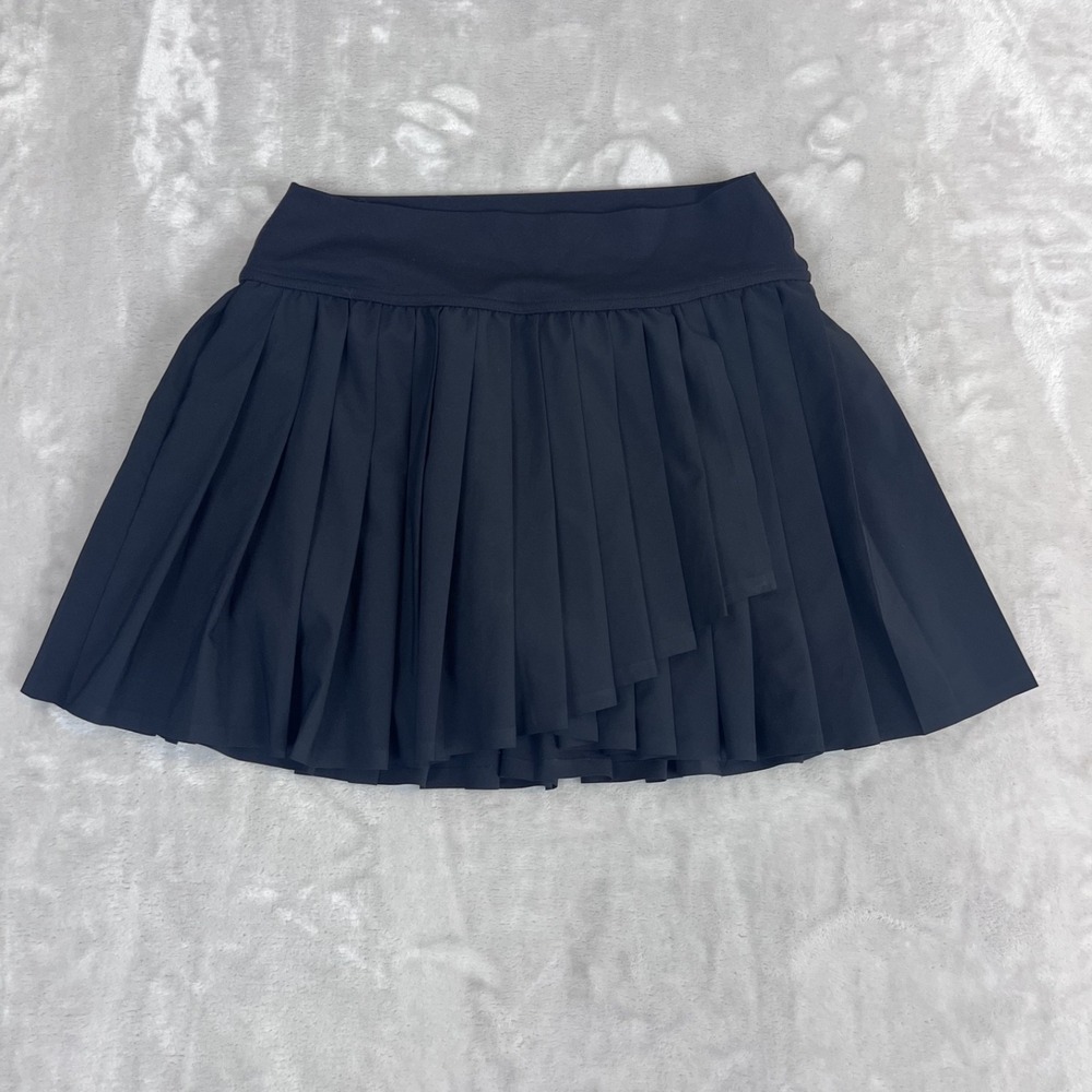 Offline Aerie‎ Mini Skort Womens Small Black Pleated Athletic Tennis Preppy